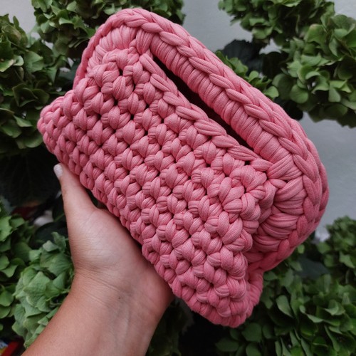 Borsa clutch all uncinetto - borsa,
