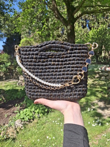 Borsa all uncinetto fatta - fatta, a
