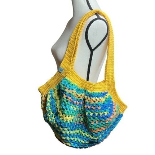 Borsa mercato grande maglia