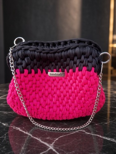Borsa clutch all uncinetto - borsa, all'uncinetto