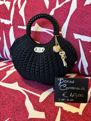 Borsa all uncinetto fatta - borsa,