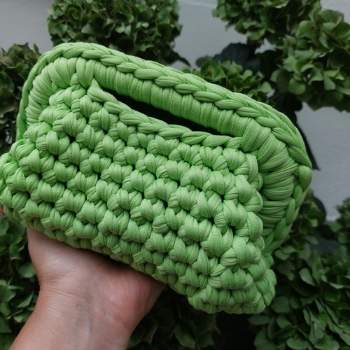 Borsa clutch all uncinetto - borsa, all'uncinetto