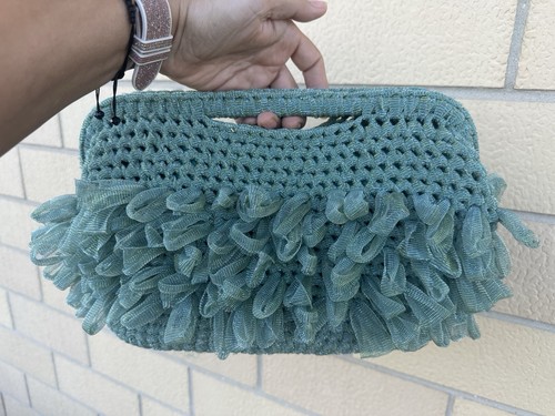 Borsa all uncinetto - borsa, fatta