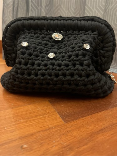 Borsa clutch all uncinetto - borsa, all'uncinetto