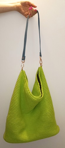 Borsa tote bag fatta a - "tote,