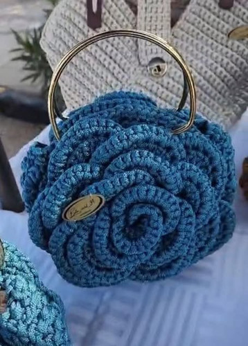 Borsa all uncinetto - all'uncinetto, a