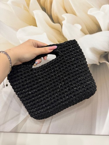 Borsa all uncinetto - borsa, a