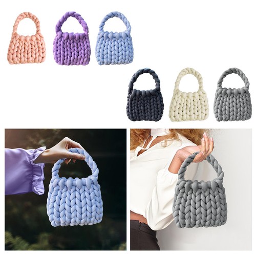 Borsa lavorata maglia fatta - borsa,