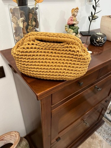 Borsa clutch all uncinetto - clutch, all'uncinetto