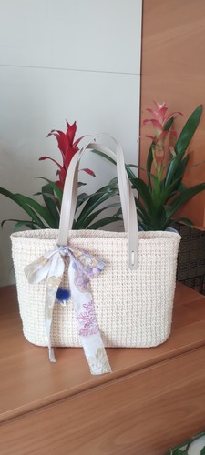 Borsa all uncinetto - borsa, a