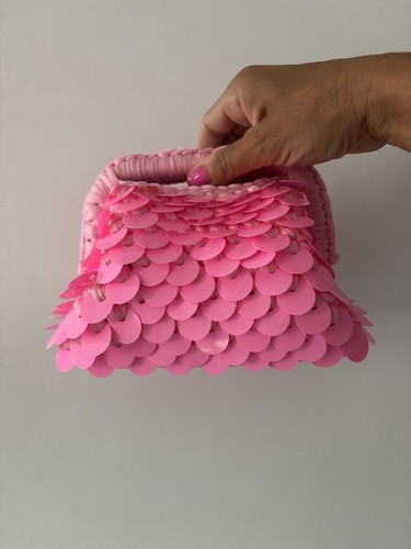 Borsa clutch all uncinetto - borsa,