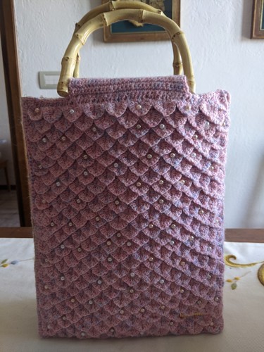 Borsa donna fatta - donna, mano