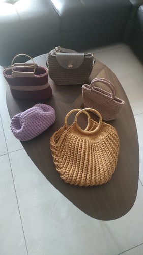 Borsa all uncinetto fatta - borsa, all'uncinetto