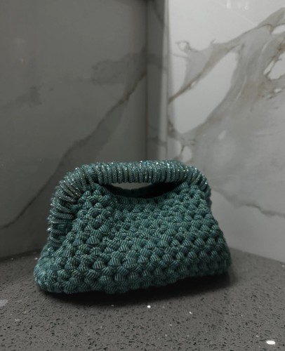 Borsa clutch all uncinetto - borsa,