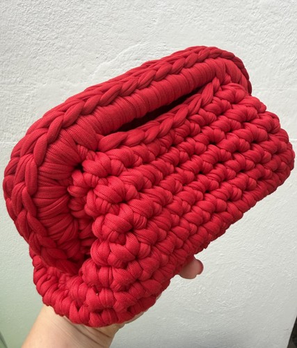 Borsa clutch all uncinetto - clutch, all'uncinetto
